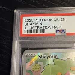 Pokemon Shaymin Illustration Rare 185/182 (2025 Destined Rivals) English PSA 9 - Image 2
