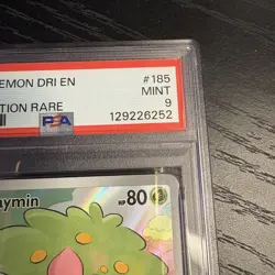 Pokemon Shaymin Illustration Rare 185/182 (2025 Destined Rivals) English PSA 9 - Image 3