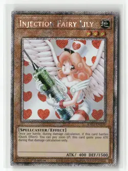 Quarter Century Bonanza #RA03-EN117 Injection Fairy Lily (Platinum Secret Rare) - Image 1