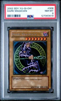 2002 Yu-Gi-Oh! Dark Magician SDY #006 PSA 8 NM-MT SDY-006 - Image 1