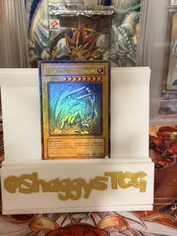 NM! Max Holo Bleed Error YuGiOh Blue Eyes White Dragon SDK-001 Ultra Rare - Image 1
