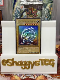 NM! Max Holo Bleed Error YuGiOh Blue Eyes White Dragon SDK-001 Ultra Rare - Image 2