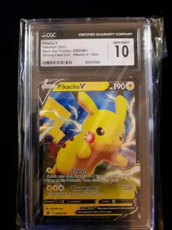 CGC Graded Card Lot Of 7 Pikachu ×5, Ceruledge & Machamp Graded 8-10 - Image 2