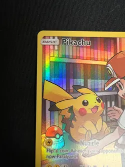 Pikachu Secret Rare 241/236 Cosmic Eclipse SM12 Pokemon Card Sun & Moon NM/M - Image 5