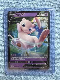 Pokemon Darkness Ablaze Mew v Holo Ultra Rare Card 69/189 NM Condition - Image 1