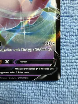 Pokemon Darkness Ablaze Mew v Holo Ultra Rare Card 69/189 NM Condition - Image 5