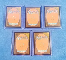 MTG Magic Final Fantasy FOIL Chocobo Track Lands All Holiday Variants 5 Card Set - Image 2