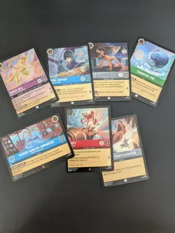 Disney Lorcana Azurite Sea Cold Foil Lot! Common/Uncommon/Rare - 21 Total Cards! - Image 2