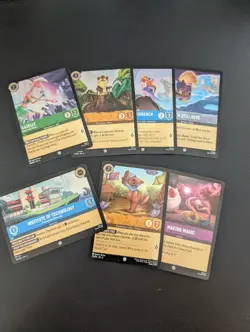 Disney Lorcana Azurite Sea Cold Foil Lot! Common/Uncommon/Rare - 21 Total Cards! - Image 3