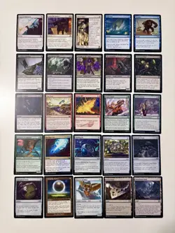 Magic The Gathering U Commander Staple 25 Card Lot & 200+ Uncommons w Deck Box - Image 1
