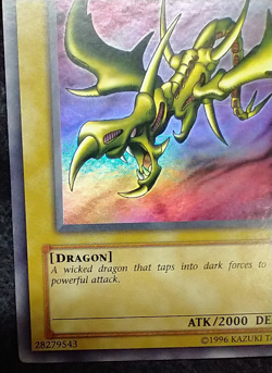 Yu-Gi-Oh LOB-066 Curse of Dragon Super Rare Holo Card NM/Mint Condition #N10C3 - Image 3