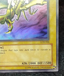 Yu-Gi-Oh LOB-066 Curse of Dragon Super Rare Holo Card NM/Mint Condition #N10C3 - Image 5