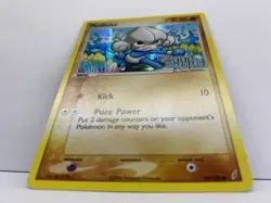 Meditite 56/100 Pokemon Card EX Crystal Guardians Reverse Holo Stamped - NM - Image 2