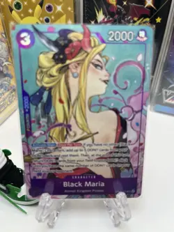 Black Maria (Illustration Box Vol.2) OP08-074 One Piece Promotion Cards Foil - Image 1