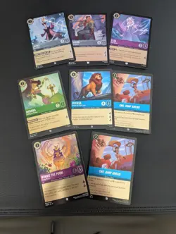 Disney Lorcana Fabled Cold Foil Lot! Common/Uncommon - 22 Total Cards! - Image 2