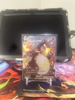 Pokemon TCG Charizard VMAX Holo Ultra Rare Card SV107/SV122 Shining Fates - Image 1