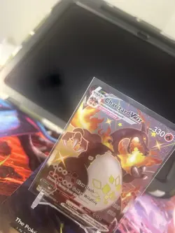 Pokemon TCG Charizard VMAX Holo Ultra Rare Card SV107/SV122 Shining Fates - Image 2