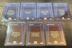 Bo Jackson Battle Arena SP & SSP Rare Play Card Lot - 14, 17, 19, 26, 35, 38, 43 - Image 1