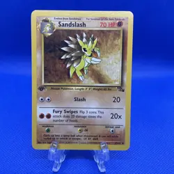 Mint/NM - Sandslash - 41/62 - 1st Edition - Fossil - Pokemon Card clean - Image 1