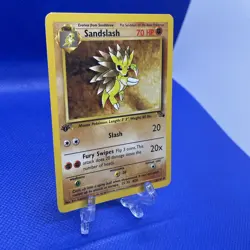 Mint/NM - Sandslash - 41/62 - 1st Edition - Fossil - Pokemon Card clean - Image 2