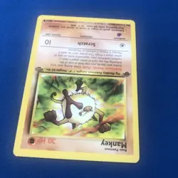 Mankey 55/64 NM+ 1st First Edition Jungle Set Pokemon Card 1999 WOTC TCG - Image 4