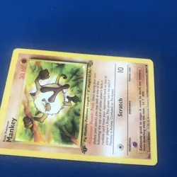 Mankey 55/64 NM+ 1st First Edition Jungle Set Pokemon Card 1999 WOTC TCG - Image 5