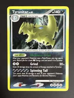 Tyranitar 30/100 - Holo Rare - Stormfront - Pokemon Card - LP - Image 2
