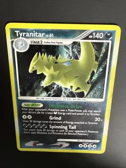 Tyranitar 30/100 - Holo Rare - Stormfront - Pokemon Card - LP - Image 4