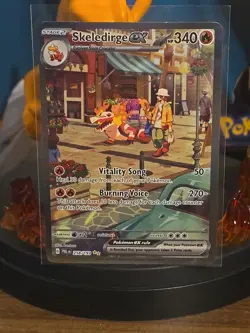 Pokemon Skeledirge EX TCG Paldea Evolved Card 258/193 Mint Holo - Image 1