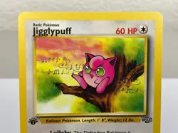 Jigglypuff 54/64 Jungle 1st Edition WOTC Pokemon Card - Near Mint - Image 2