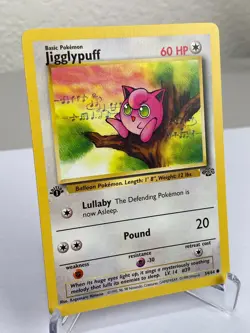 Jigglypuff 54/64 Jungle 1st Edition WOTC Pokemon Card - Near Mint - Image 4
