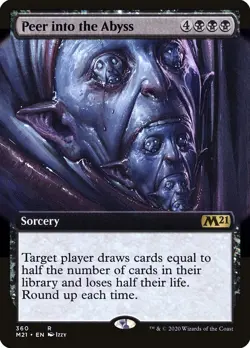 Peer into the Abyss (Extended Art) [Core Set 2021] - Image 1