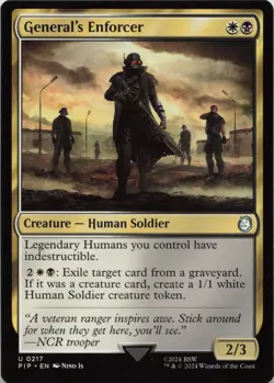 General's Enforcer U Universes Beyond: Fallout 217 LP-NM - Image 1