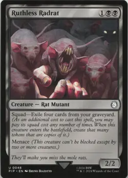 Ruthless Radrat U Universes Beyond: Fallout 48 LP-NM - Image 1