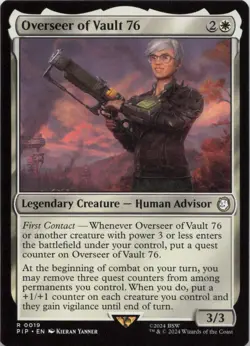 Overseer of Vault 76 R Universes Beyond: Fallout 19 LP-NM - Image 1