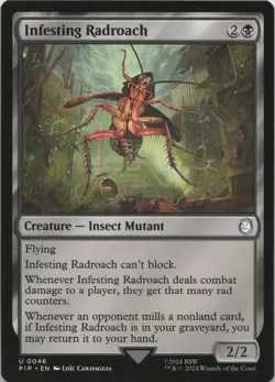 Infesting Radroach U Universes Beyond: Fallout 46 LP-NM - Image 1