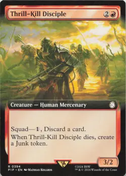 Thrill-Kill Disciple (Extended Art) R Universes Beyond: Fallout 394 - LP MTG - Image 1