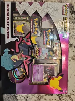 Pokemon Celebrations Dragapult Prime Trading Card Game 25th Anniversary Edition 820650809385 - Image 1