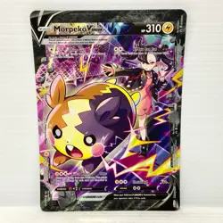 Morpeko V-UNION SWSH288 Jumbo Pokemon Black Star Promos - Holo - Oversized (LP) - Image 1