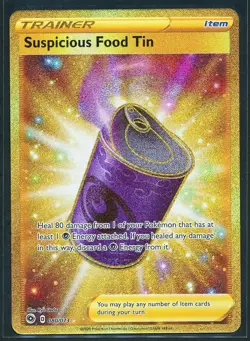 Suspicious Food Tin 080/073 Gold Secret Rare Pokemon 2020 Champion's Path NM - Image 1