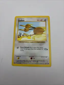 Pokemon TCG Doduo Base Set 48/102 Regular Shadowless Common LP - Image 1
