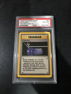 Pokemon Trainer Deck-A Defender PSA 10 - Image 1