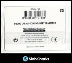 2019 POKEMON #SW075 BLACK STAR PROMOS SPECIAL DELIVERY CHARIZARD HOLO SEALED - Image 2