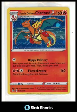 2019 POKEMON #SW075 BLACK STAR PROMOS SPECIAL DELIVERY CHARIZARD HOLO SEALED - Image 1