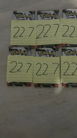 HEAVY! Lot Of 9 - 22.70g! Pokemon TCG SV10.5 White Flare Booster Pack Sealed! - Image 4