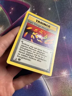 (VP) Pokemon GERMAN Base Set 1st EDITION Super Energy Removal LP - Image 2