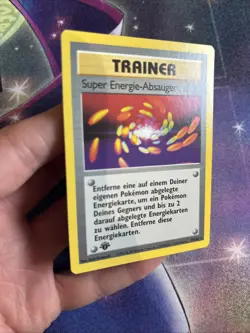 (VP) Pokemon GERMAN Base Set 1st EDITION Super Energy Removal LP - Image 3