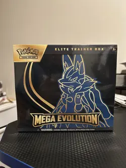 Pokemon Mega Evolution Elite Trainer Box Lucario ETB - New/Factory Sealed - Image 1