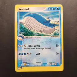 2003 Wailord 14/109 - EX Ruby & Sapphire Holo Rare - Pokemon TCG - NM - Image 1