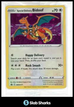 2019 POKEMON SWSH BLACK STAR PROMOS #SWSH177 SPECIAL DELIVERY BIDOOF HOLO SEALED - Image 1